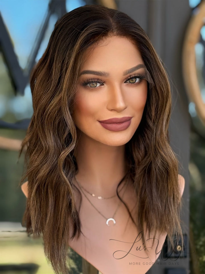 EURO “LT2680” [M] 18” Lace Top Wig