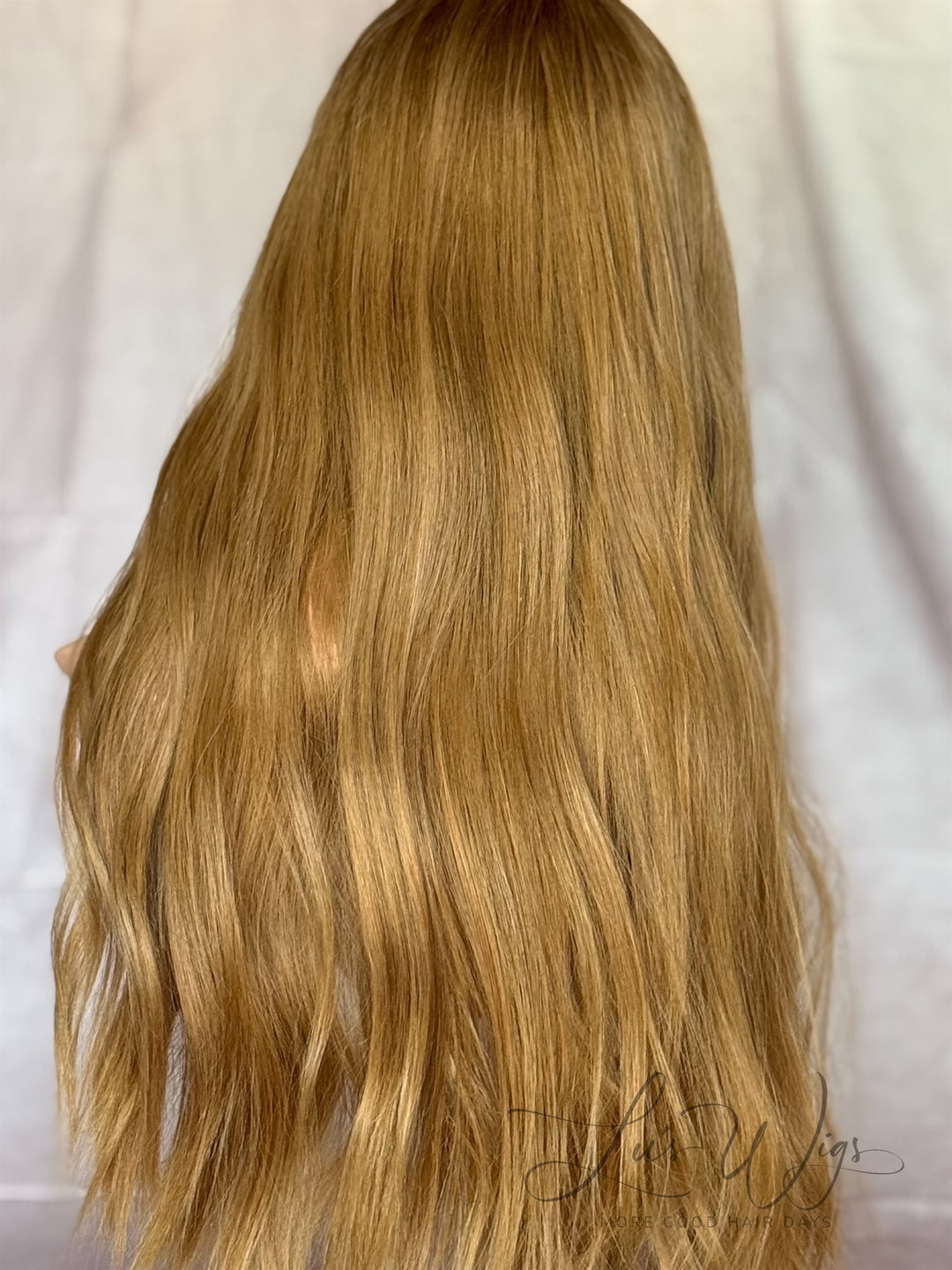 “Natural Copper” [S] low density 24” Lace Top Wig