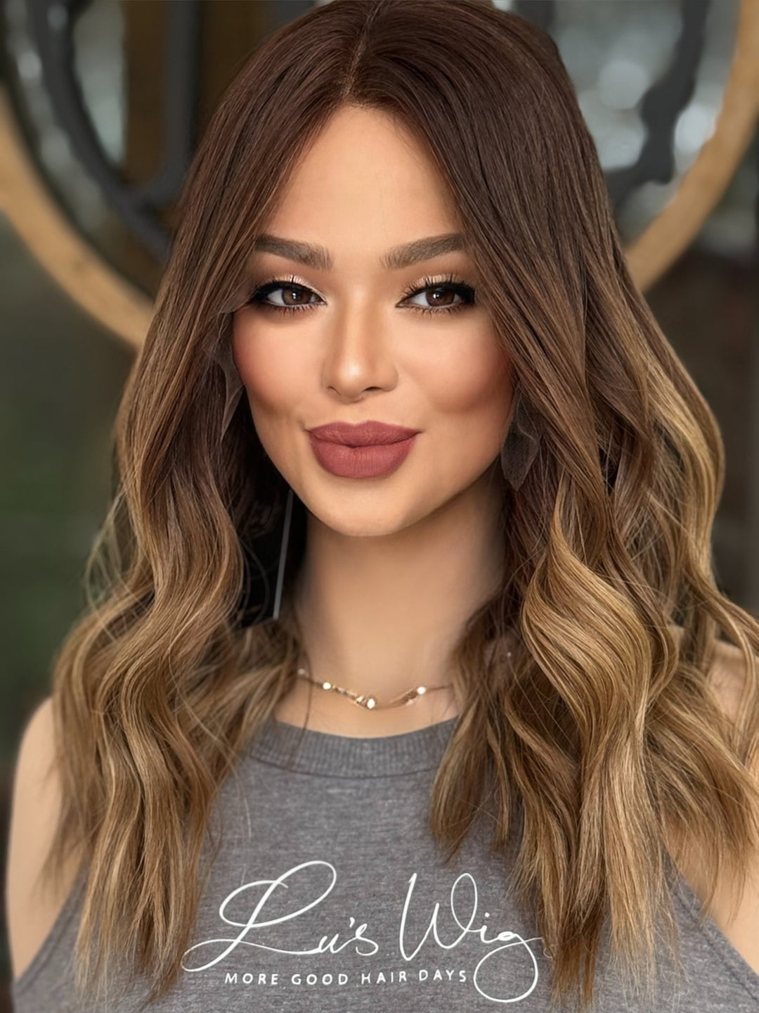 “Ava” [S] 18” Lace Top Wig