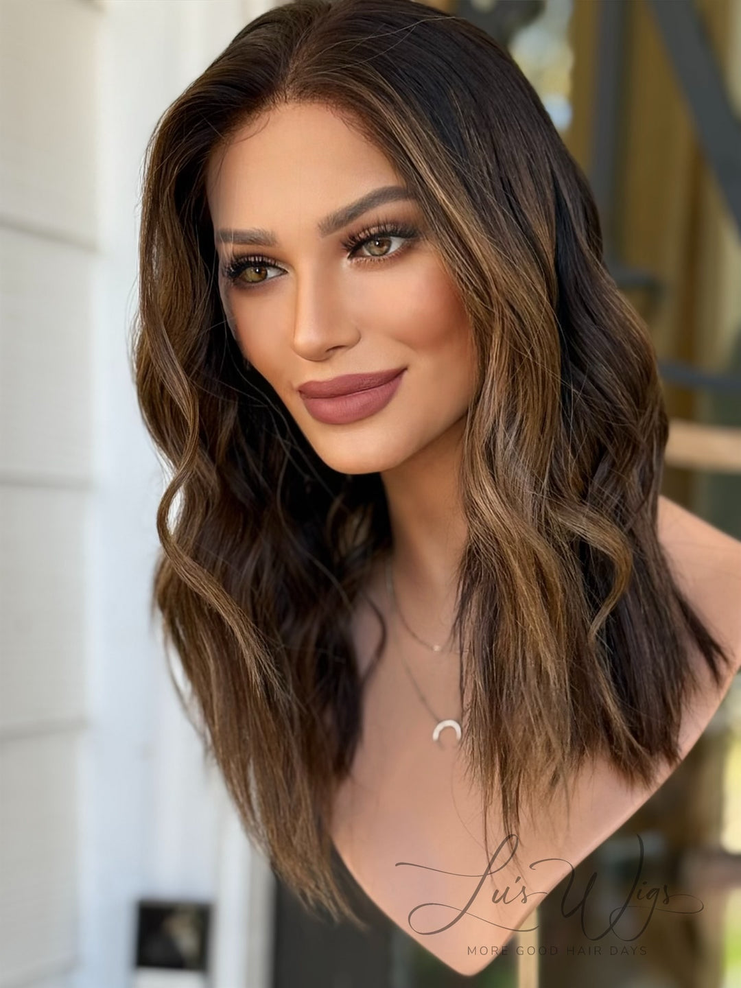 EURO “LT2680” [M] 18” Lace Top Wig