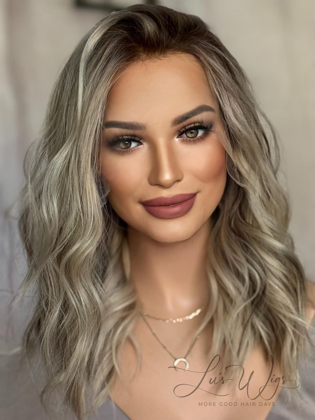 “B2633” [M] 18” Lace Top Wig