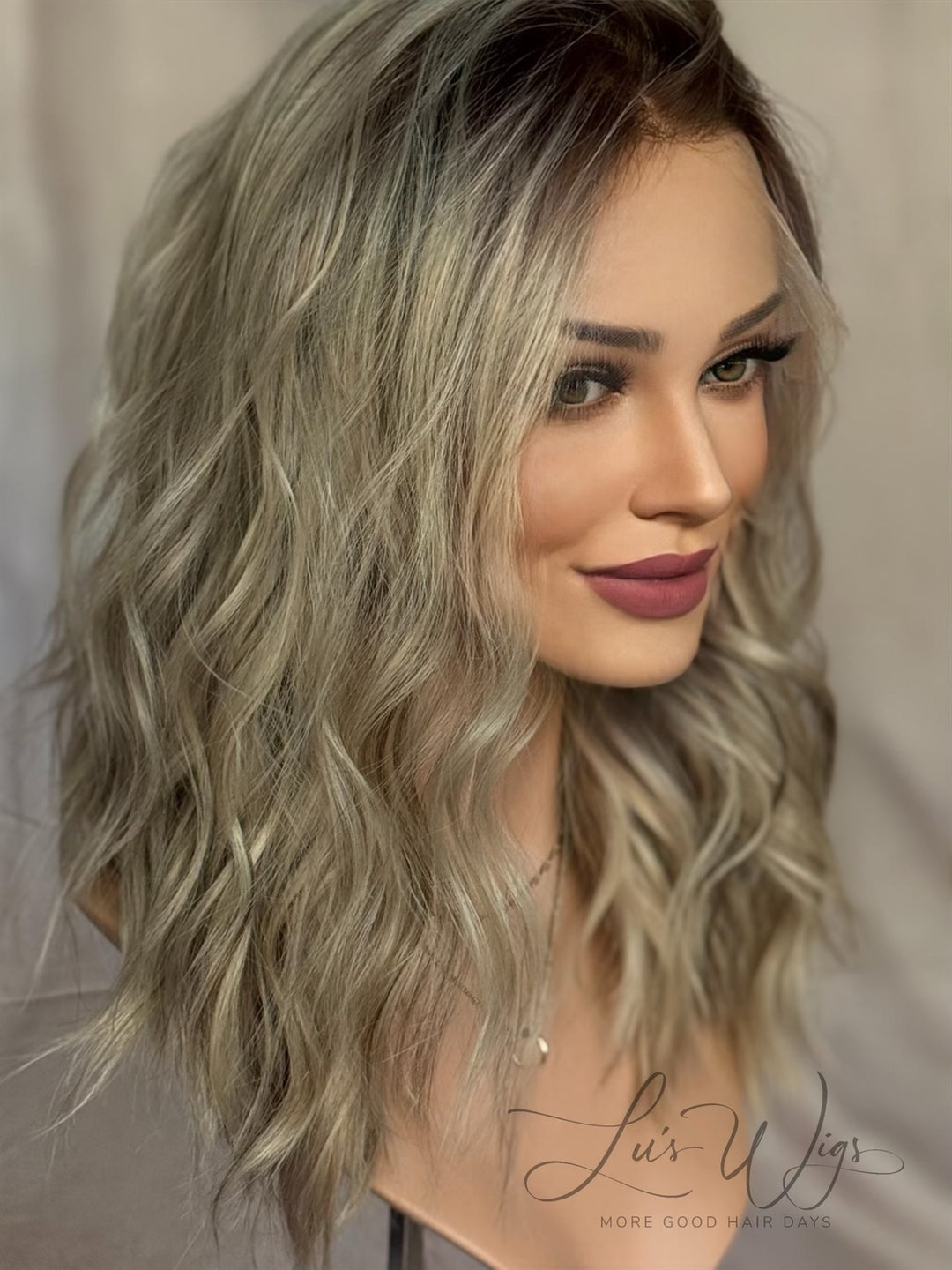 “B2633” [M] 18” Lace Top Wig