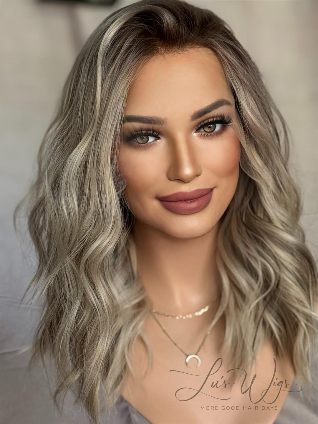 “B2633” [M] 18” Lace Top Wig