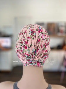 Head wrap hat “OS” (Choose Pattern) - Lu's Wigs