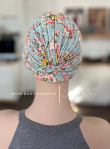 Head wrap hat “OS” (Choose Pattern) - Lu's Wigs