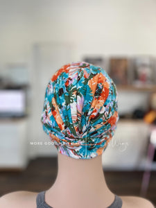 Head wrap hat “OS” (Choose Pattern) - Lu's Wigs