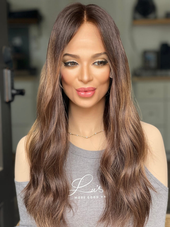 “4b2614” [S] 22” Lace Top Wig